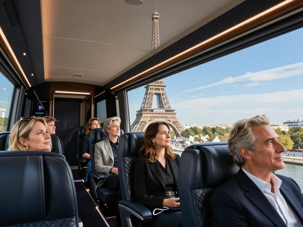 Intérieur autocar de luxe