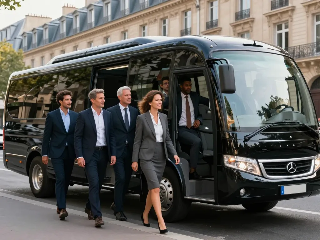 Navette entreprise premium à Paris