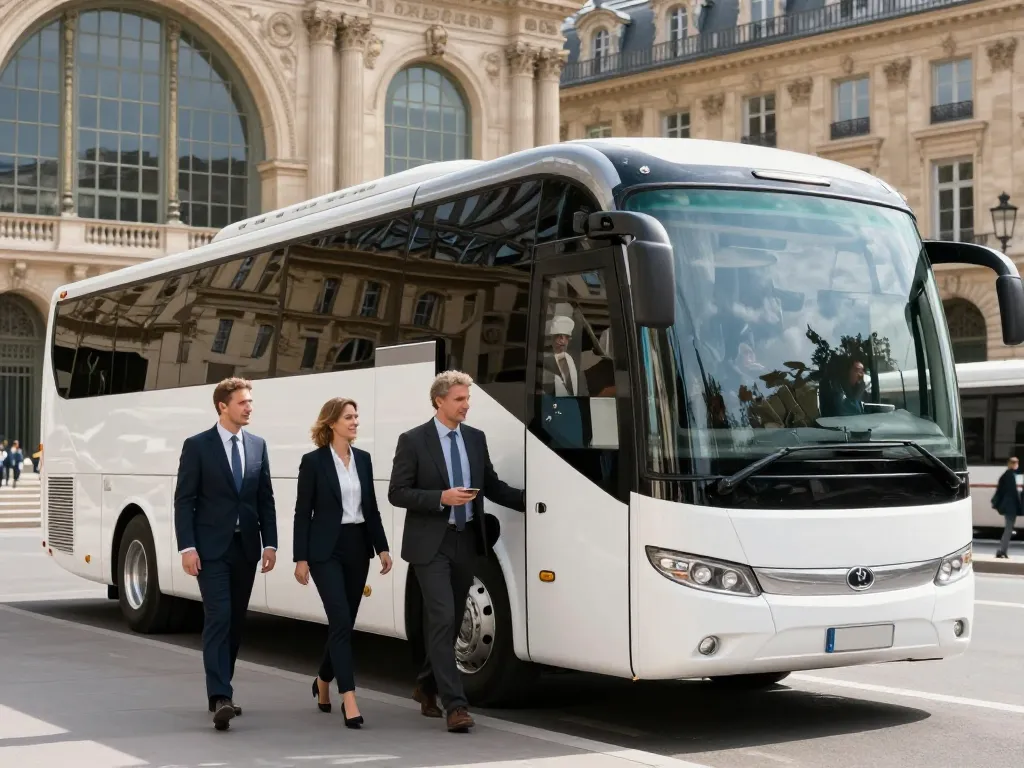 Extérieur autocar moderne